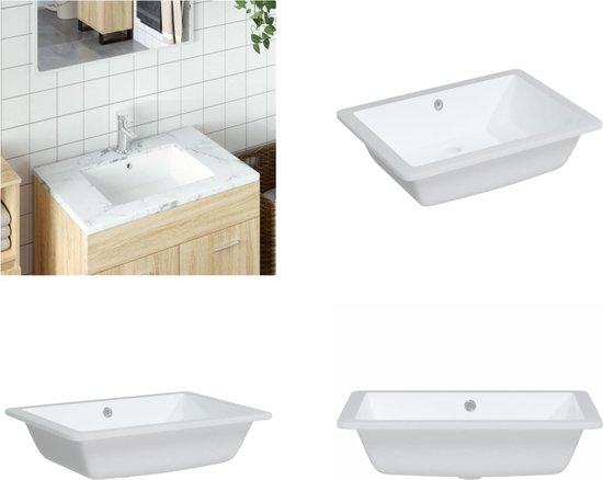 VidaXL Wastafel rond 40x15 cm keramiek mat lichtgrijs - Kantoormeubelen