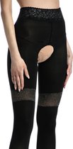 Panty Open Kruis Glamour 80Den Maat: XXL