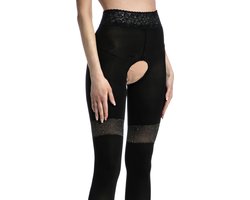 Panty Open Kruis Glamour 80Den Maat: XXL