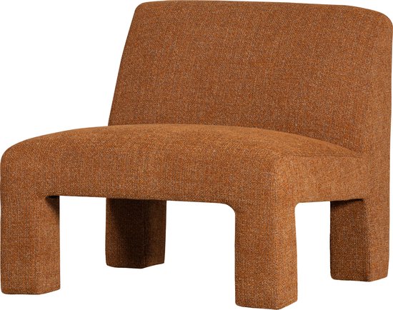 WOOOD Fauteuil Lavid - Polyester - Gingembre - 73x74x84