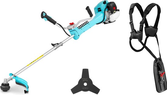  - hillvert Grastrimmer - 8700 tpm - 2.1 kW - Stalen mes / nylon mes