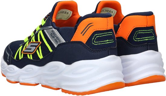 Skechers Turbo Tread Slip-Ins Sneaker - Jongens - Blauw - Maat 38 | bol