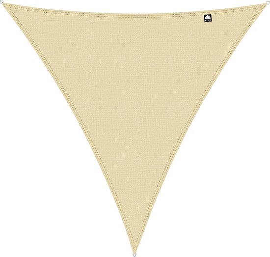 Kopu® Shade cloth Driehoek 4 mtr - 280 grammes Perméable à l'eau - Crème