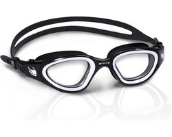 BTTLNS Zwembril - Transparante lens - Duurzaam zacht silicone materiaal - Anti-condens lenzen - Multi-functioneel - Face Fit Technology - Ghiskar 1.0 - Wit