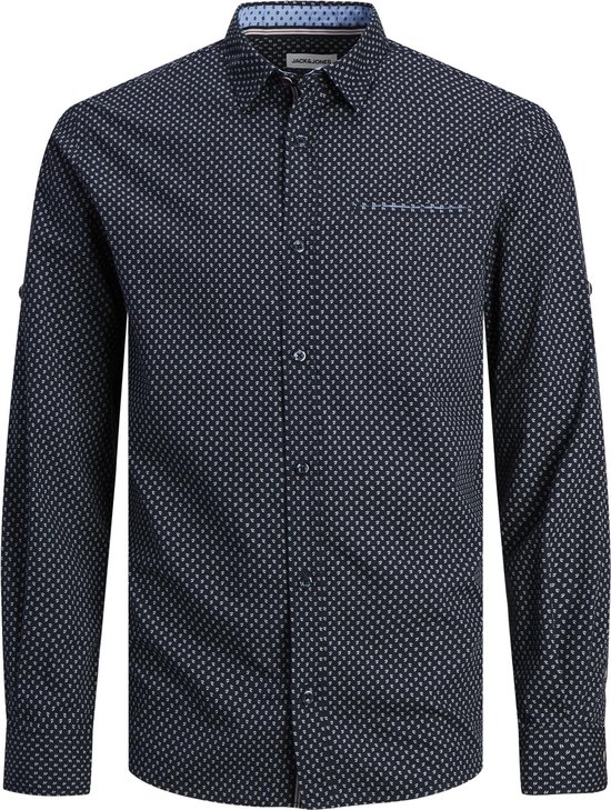 JACK&JONES JJEREMY DETAIL SHIRT LS NOOS Heren Overhemd - Maat S