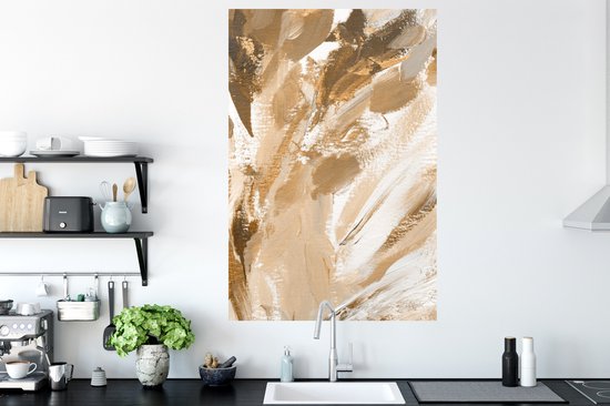 Stickers Stickers muraux - Peinture - Or - Luxe - 80x120 cm - Film adhésif