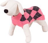 Happet - Dog Sweater / Rhomb Design - Happet 460s - Pink S - 25cm - Z-460srh - 1st