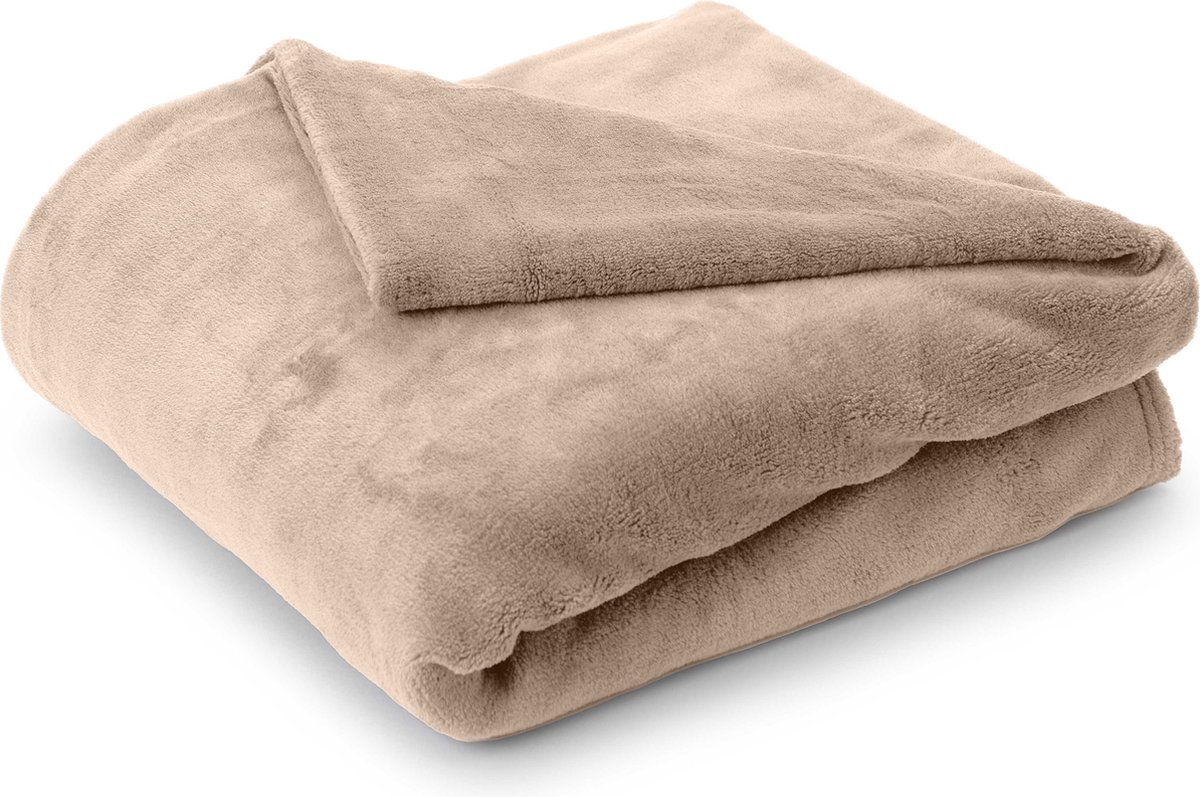 Lumaland knusse deken - 220x240 cm - Sofa deken & sprei - Lichtroze