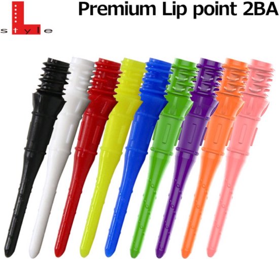L-Style Premium Lip Points 2BA Soft Tips - Roze