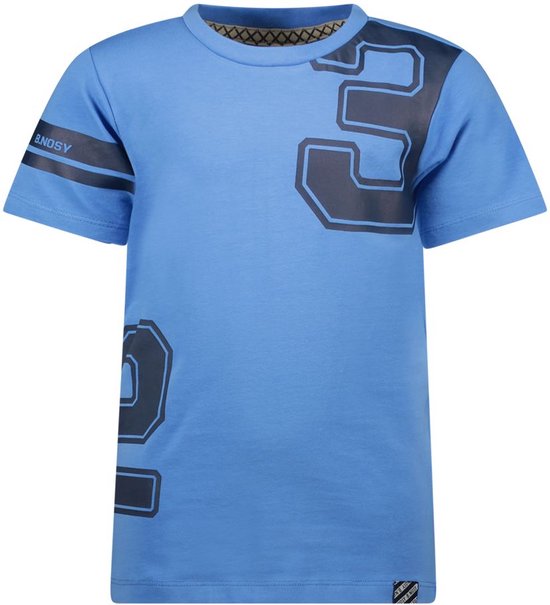 B. Nosy Y402-6412 Jongens T-shirt - Soft Blue - Maat 98