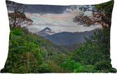 Buitenkussens - Jungle - Berg - Costa Rica - Jongetjes - Meiden - Kinderen - 60x40 cm - Weerbestendig