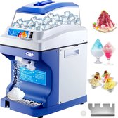 Vevor Broyeur à glace électrique - 120 kg par heure - Mélangeur broyeur à glace - Pulvérisateur à glace - Broyeur à glace - Machine à glace pilée - Slush Maker - Slush Puppy - Slush Machine - Capacité 1,5 kg