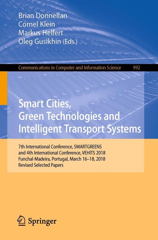 Springer Nature Proceedings Computer Science - Smart Cities, ... - cover