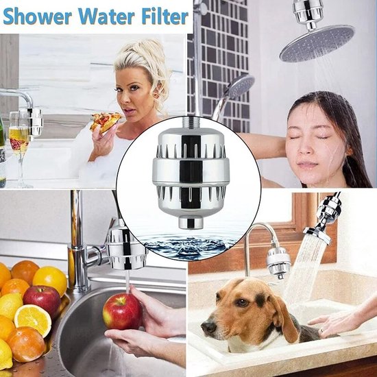 20-Traps Douche Filter Waterzuiveraar