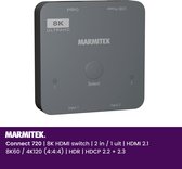 Marmitek Connect 720 - HDMI switch 8K 60Hz - 4K 120Hz - 2 in / 1 uit