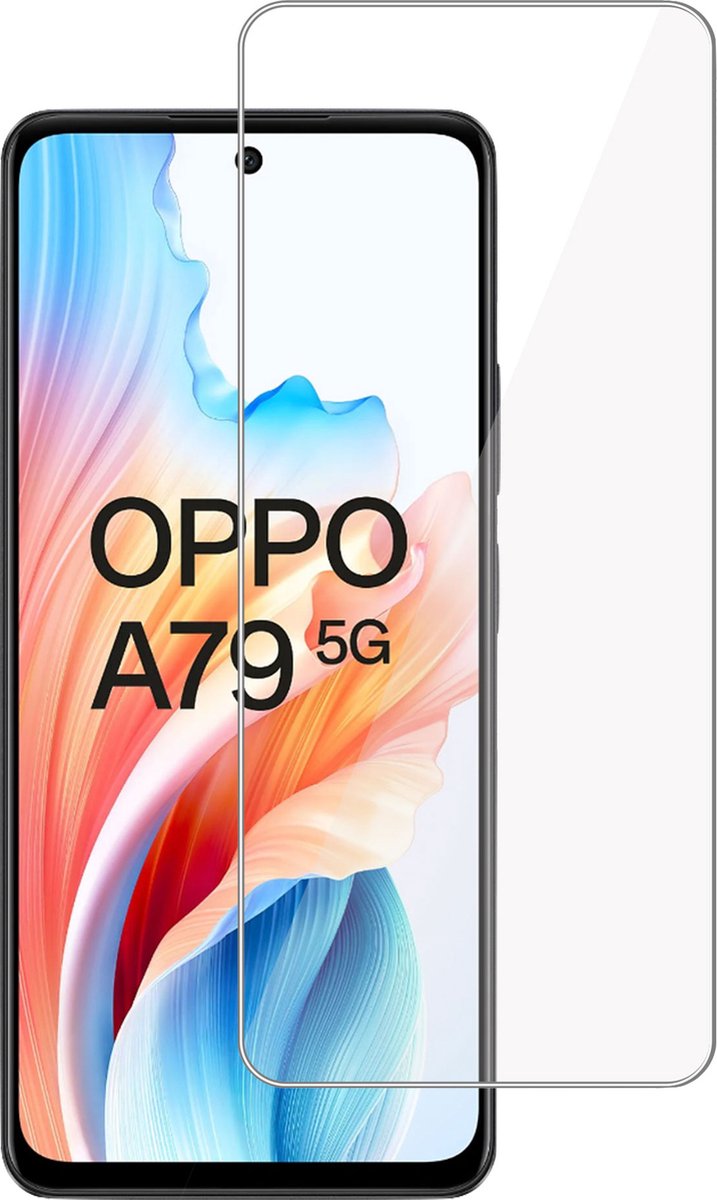 Screenprotector geschikt voor OPPO A79 5G – Gehard Glas - Proteqt+
