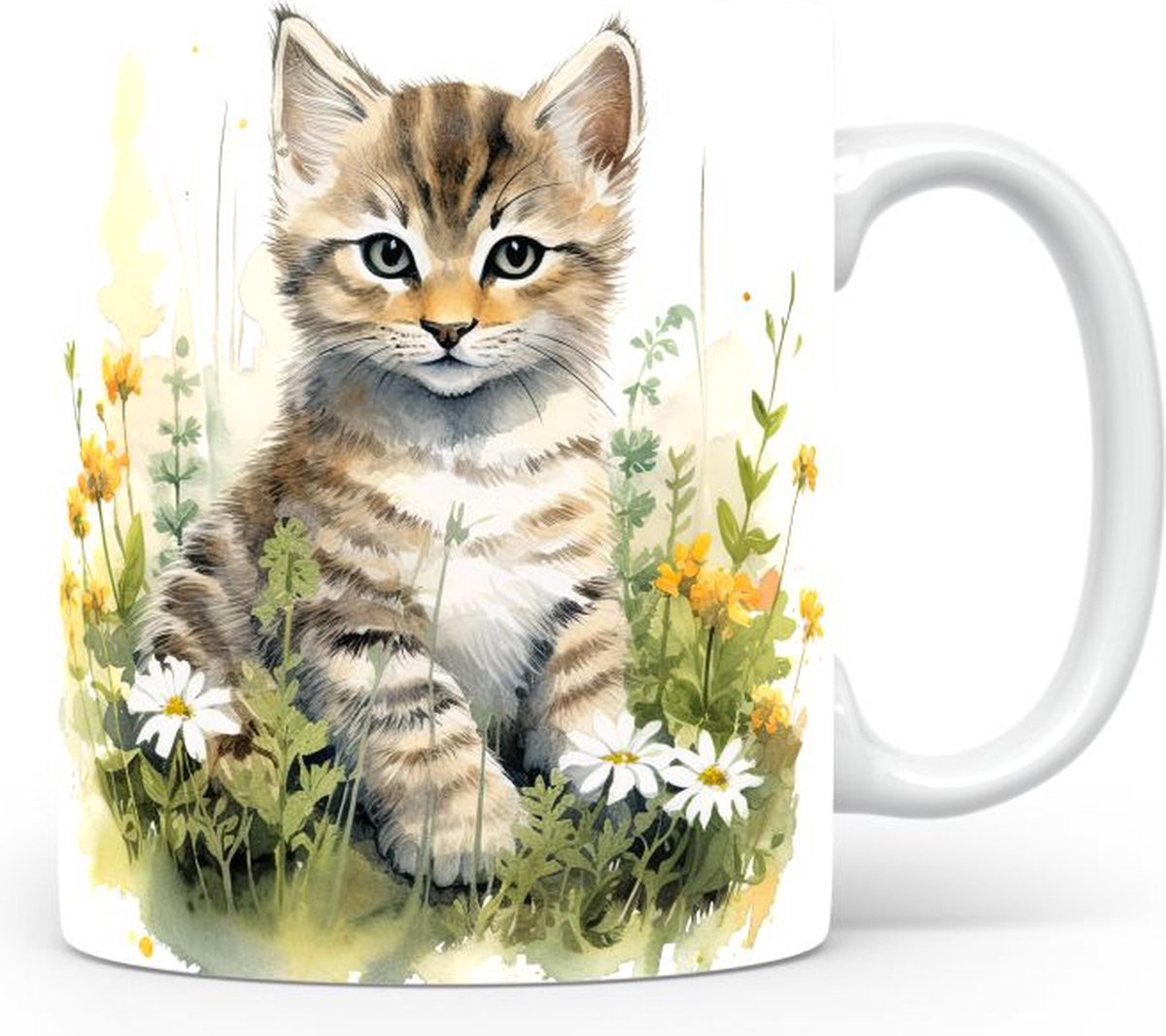 Ambiente Porseleinen Mok 400ml - Bone China Maritiem Zee Dieren Thee/Koffie Beker