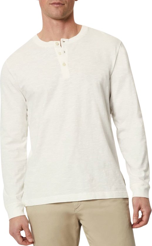 Marc O'Polo Serafino Longsleeve T-shirt Mannen - Maat L