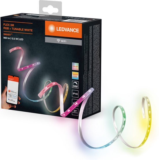 Ledvance Smart LED Strip 3M | 12.5W 2700K/6500K RGB 220V/240V IP44