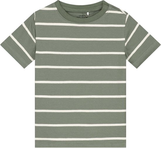 Prénatal peuter T-shirt - Jongens - Light Khaki Green - Maat 86