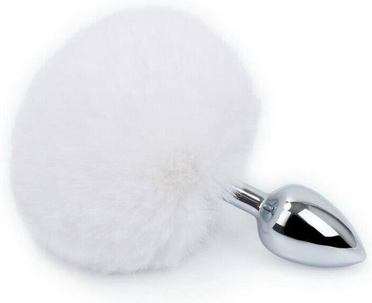 Goedkoopste Fluffy Bunny Tail Butt Plug - Sexspeeltjes - Konijnenstaartje - Slaapkamer Spannend - Partner - van Heble®
