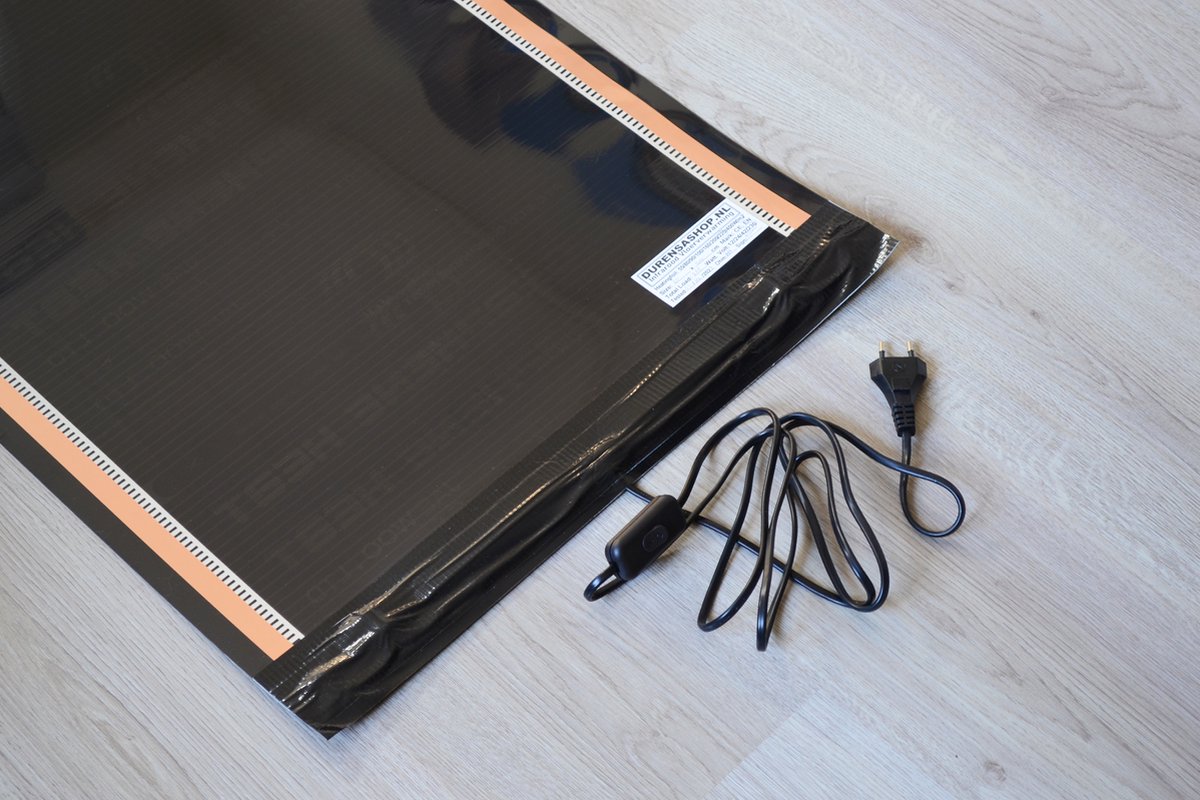 Durensa® karpetverwarming met aan/uit schakelaar 80*190 cm 335 Watt