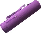 Somstyle Yoga Bag Groot - Sac pour tapis de yoga avec fermeture éclair - Katoen - Violet