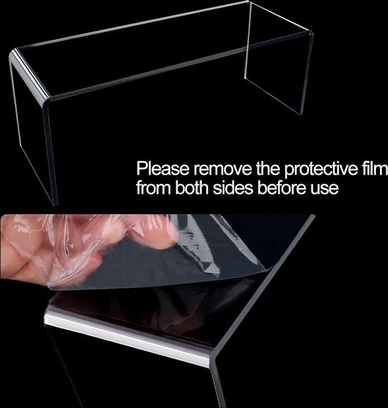 5 Pièces Présentoir Acrylique Support de Présentoir de Bijoux de Maquillage Transparent Support de Dessert de Cupcake Support de Figurine Pop Décoration de Table d'Objets de Collection