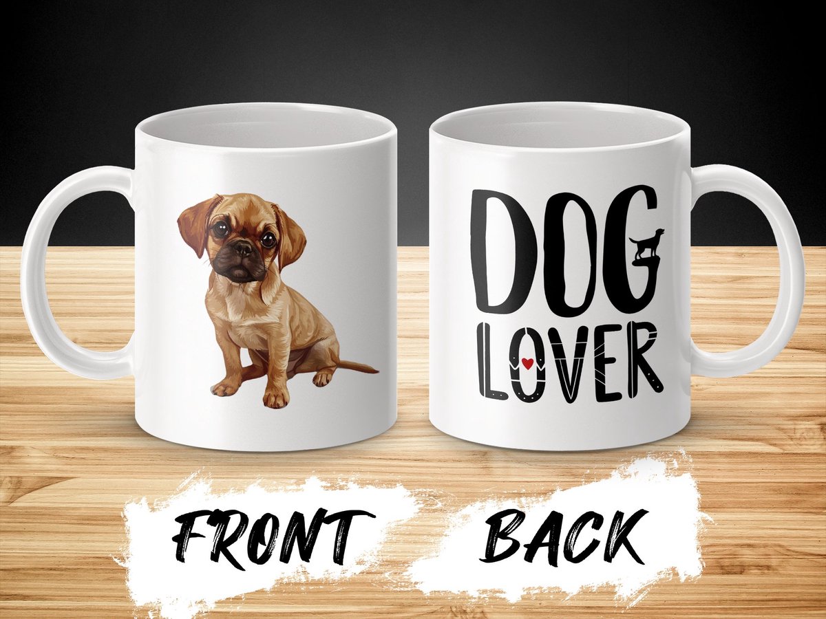 Mok Puggle dog hond/ dog lover