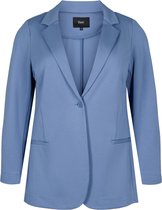 ZIZZI JMADDIE LS BLAZER Dames Jas - Blue - Maat 58