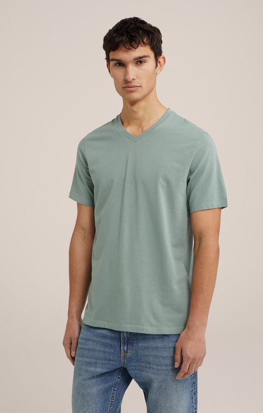 WE Fashion Heren regular fit T-shirt met stretch