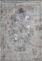 Elysee | Laagpolig Vloerkleed | Silver | Hoogwaardige Kwaliteit | 240x330 cm