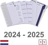 Kalpa 6321-24-25 Planificateur d'agenda Senior avec incrustation 1 jour par page NL Ensemble complet 2024 2025