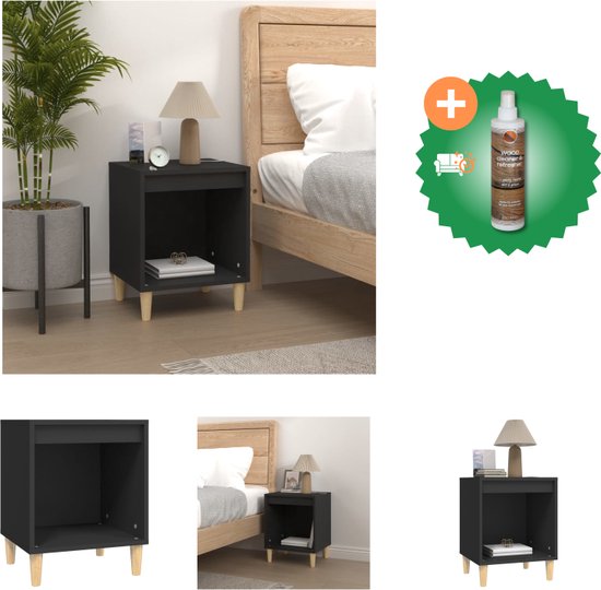 Nachtkastje 40x30x39 cm bewerkt hout gerookt eikenkleurig kopen Nachtkastje 40x30x39 cm bewerkt hout gerookt eikenkleurig kopen