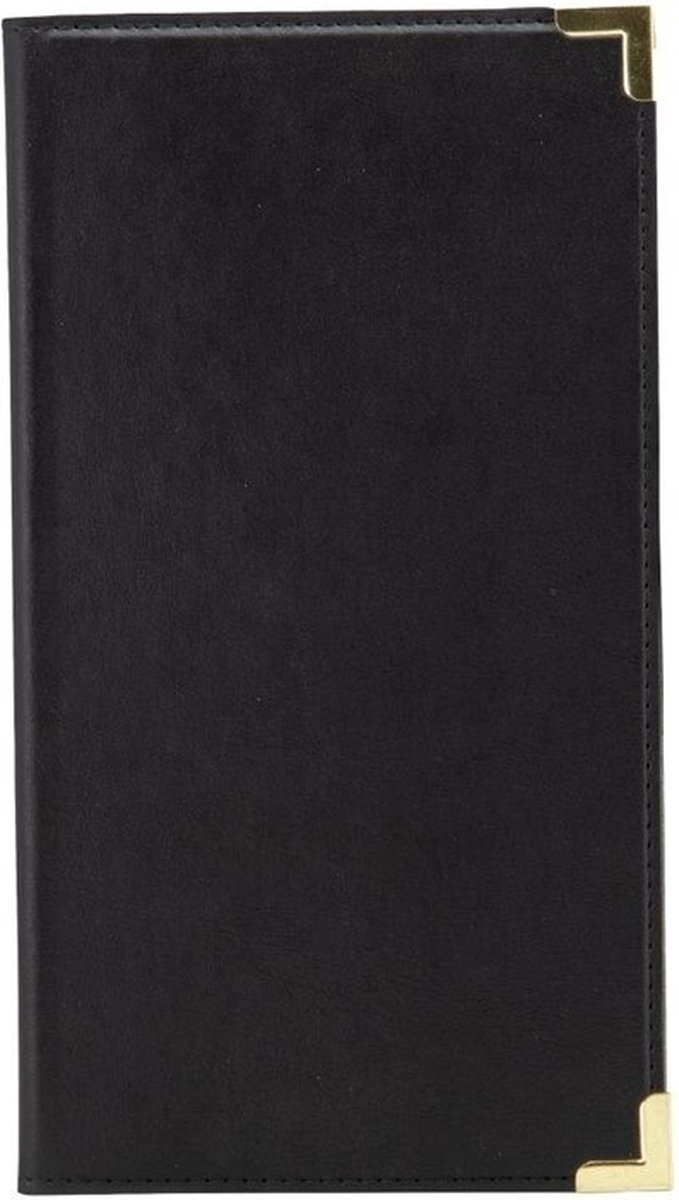 Securit Classic Lederen Bankbiljettenpresentator Zwart - DP725