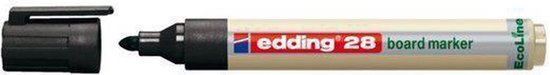 Edding 28 Ecoline boardmarker, met dop, groene tekst.