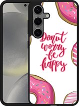 Cazy Hardcase Hoesje geschikt voor Samsung Galaxy S24 Donut Worry