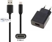 OneOne Snellader + 1,0m USB C kabel (3.0). 15W Fast Charger lader. Oplader adapter past op o.a. Samsung Galaxy M02s, M10s, M11, M12, M20, M21, M21s, M30, M30s, M31, M31 Prime, M40, M42, Z Flip, A04, A14, F04, M04