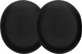kwmobile 2x coussinets d'oreille adaptés à Jabra Evolve 2 65 / Evolve 65 SE - Coussinets d'oreille pour écouteurs en noir