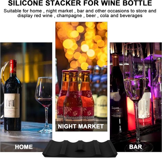 Drank Kan Organizer Houder Siliconen Stacker Blikj... - Vicedeal