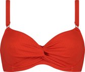 Beachlife - Haut de bikini gainant Fiery Red