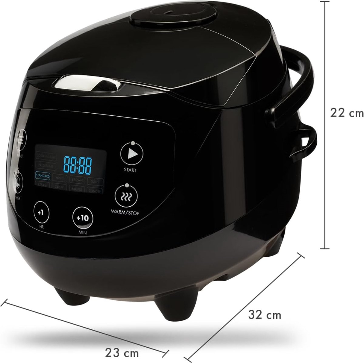 Afbeelding 2 van Multicooker - Rijstkoker - Slowcooker - Stomer - Snelkookpan - Meerdere Functies - Pressure Cooker