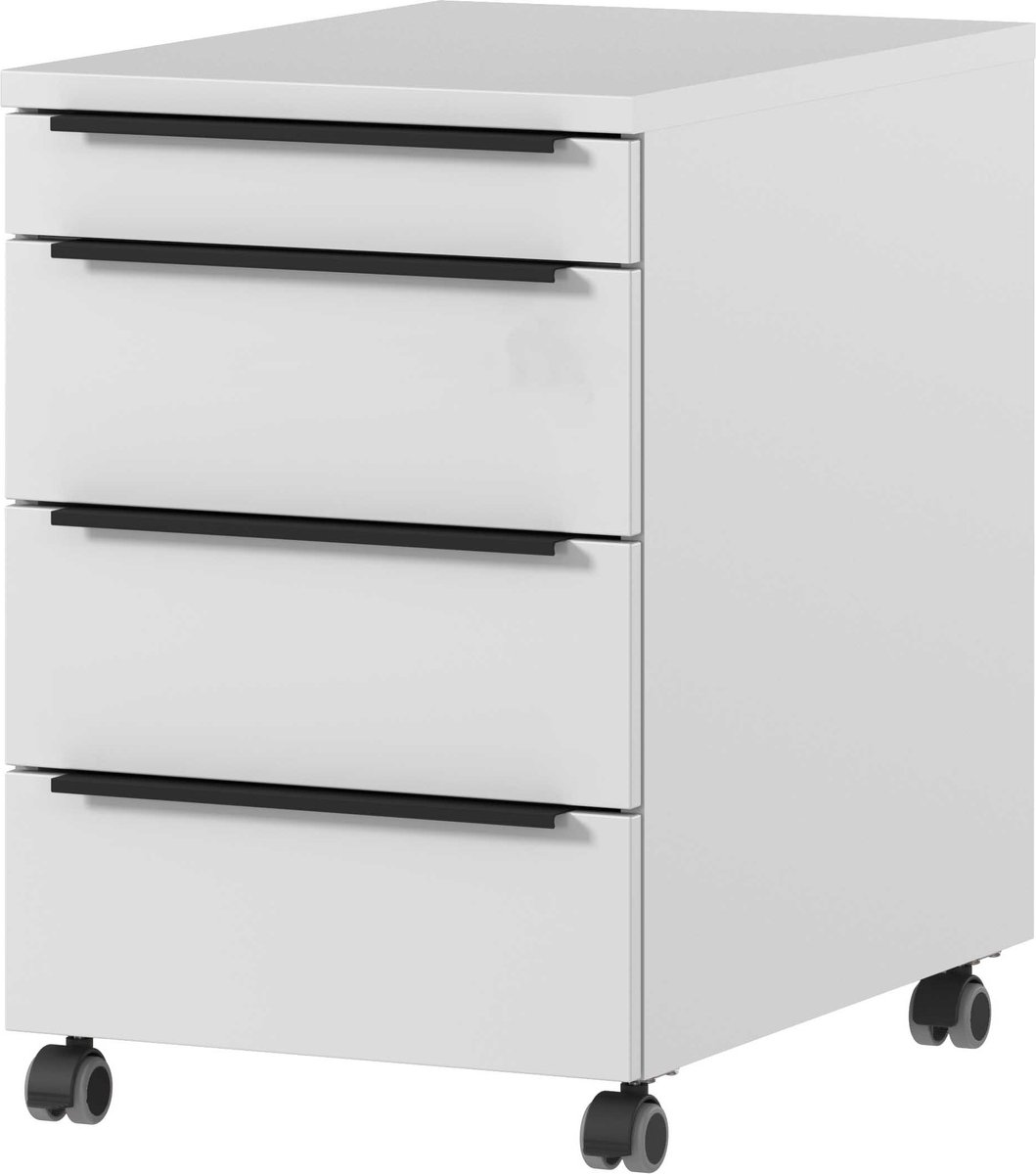 Ladeblok Galileo Lichtgrijs - Met lades - Breedte 42 cm - Diepte 60 cm - Hoogte 63 cm
