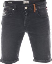LTB Heren Short Broeken Corvin slim Fit Zwart Volwassenen Korte Jeans Broek Bermuda