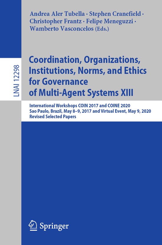 Coordination Organizations Institutions Norms and Ethics for ... - cover