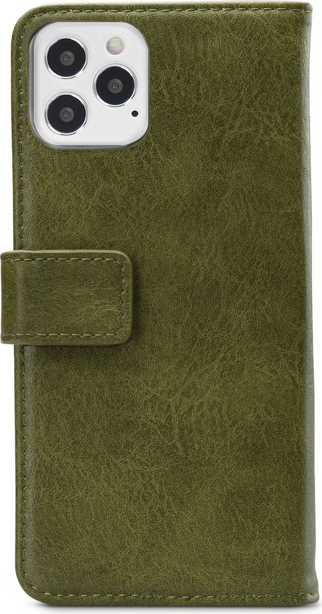 Mobilize - iPhone 12 Hoesje - Elite Gelly Wallet Book Case Groen