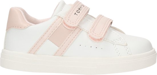Tommy Hilfiger Fermetures velcro Sneaker - Filles - Wit/ Rose - Taille 27