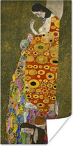 Poster Hoop II - Schilderij van Gustav Klimt - 40x80 cm