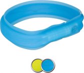 Trixie Halsband Usb Flash Light Lichtgevend Oplaadbaar Blauw 30 MMX70 CM