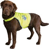 Trixie Veiligheidsjasje Safer Life Fluo Hond S - Kleding - 50 cm - Geel